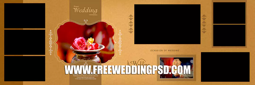 new 2022 wedding album design 12×36 psd templates